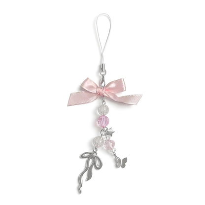 cioatu Y2K Cute Phone Charms Set - Aesthetic Cherry,Flower, Butterfly & Star Cell Phone Straps, Kawaii PhoneAccessories for Bag Keychain, AirPods, Camera Decor