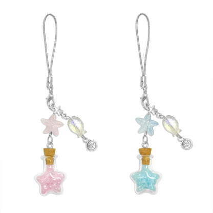 cioatu Y2K Cute Phone Charms Set - Aesthetic Cherry,Flower, Butterfly & Star Cell Phone Straps, Kawaii PhoneAccessories for Bag Keychain, AirPods, Camera Decor