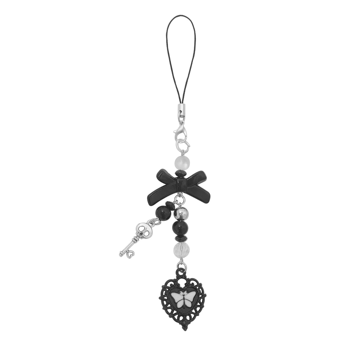 1-4PCS Cute Phone Charms Aesthetic Y2K Cell Phone Charms Strap Strawberry Butterfly Star PhoneCharm Y2K Accessories for Bag Keychain Airpods Camera Pendants Decor