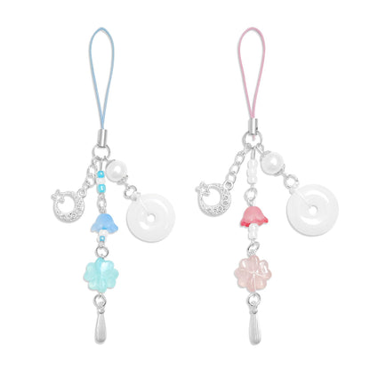 cioatu Y2K Cute Phone Charms Set - Aesthetic Cherry,Flower, Butterfly & Star Cell Phone Straps, Kawaii PhoneAccessories for Bag Keychain, AirPods, Camera Decor