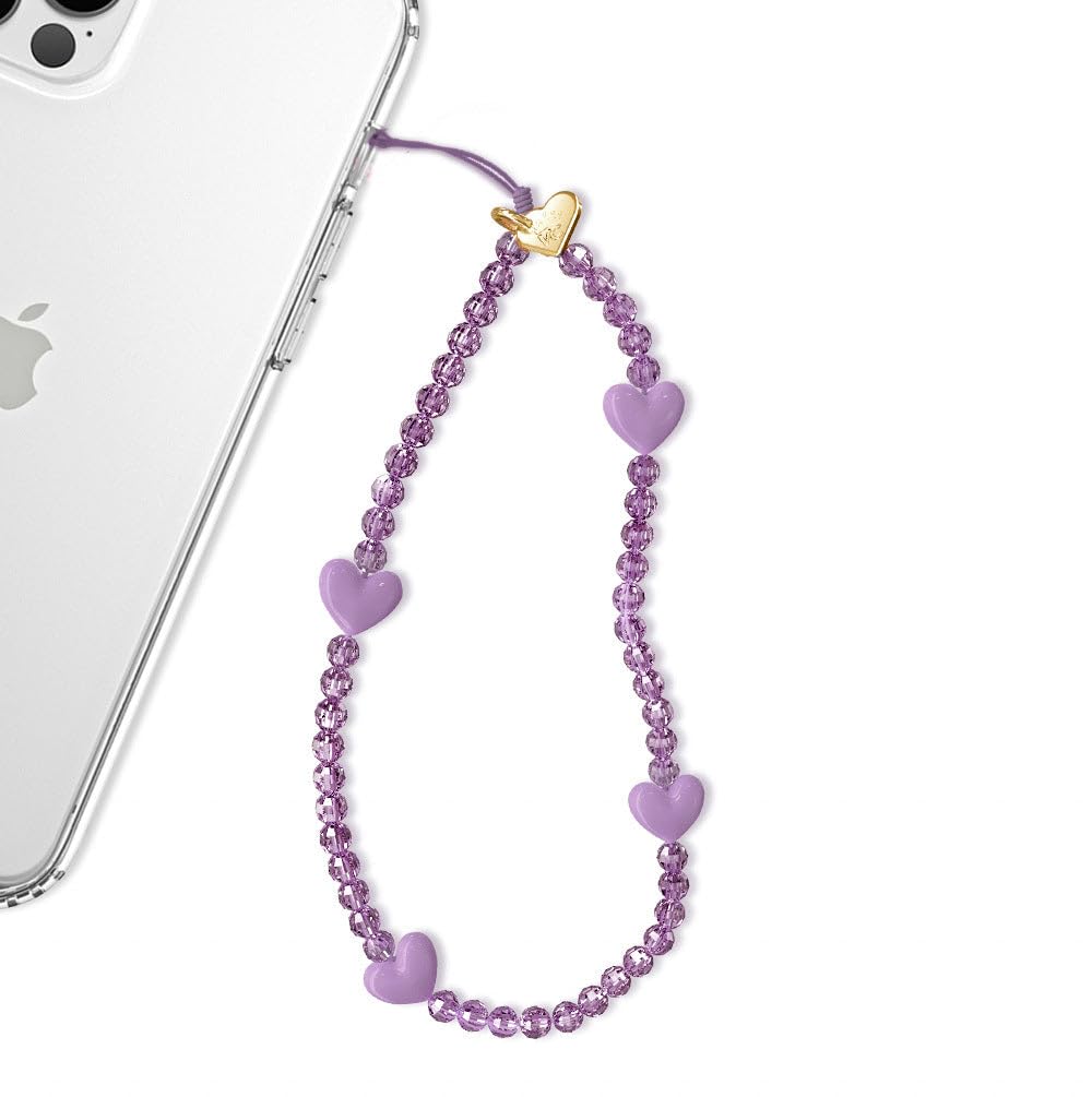 VELVET CAVIAR Phone Charm Wrist Strap - Cute Beaded Cellphone Wristlet - Lanyard Accessory for Women - Fits all Phone Cases