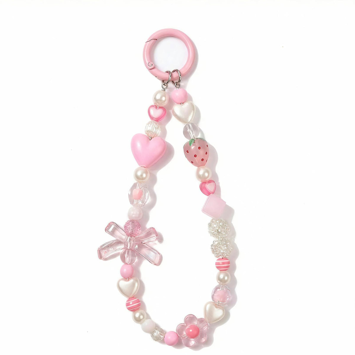 Cheetah Leopard Heart Bowknot Bow Cute Girly Glitter Bling Turtoise Brown Aesthetic Trendy Phone Charms Lanyard
