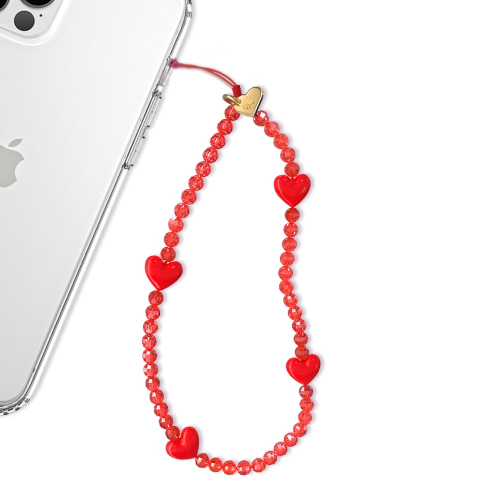 VELVET CAVIAR Phone Charm Wrist Strap - Cute Beaded Cellphone Wristlet - Lanyard Accessory for Women - Fits all Phone Cases