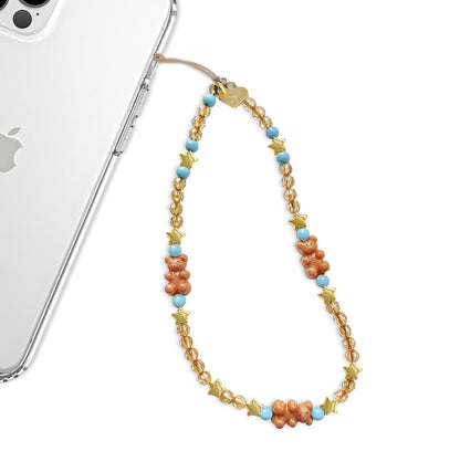VELVET CAVIAR Phone Charm Wrist Strap - Cute Beaded Cellphone Wristlet - Lanyard Accessory for Women - Fits all Phone Cases