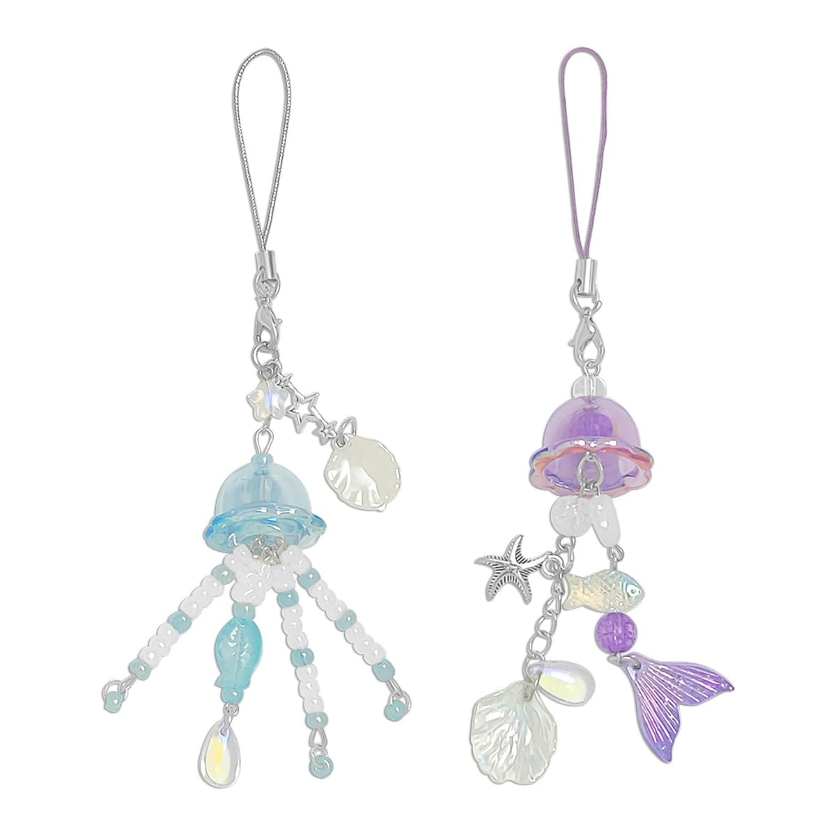 1-4PCS Cute Phone Charms Aesthetic Y2K Cell Phone Charms Strap Strawberry Butterfly Star PhoneCharm Y2K Accessories for Bag Keychain Airpods Camera Pendants Decor