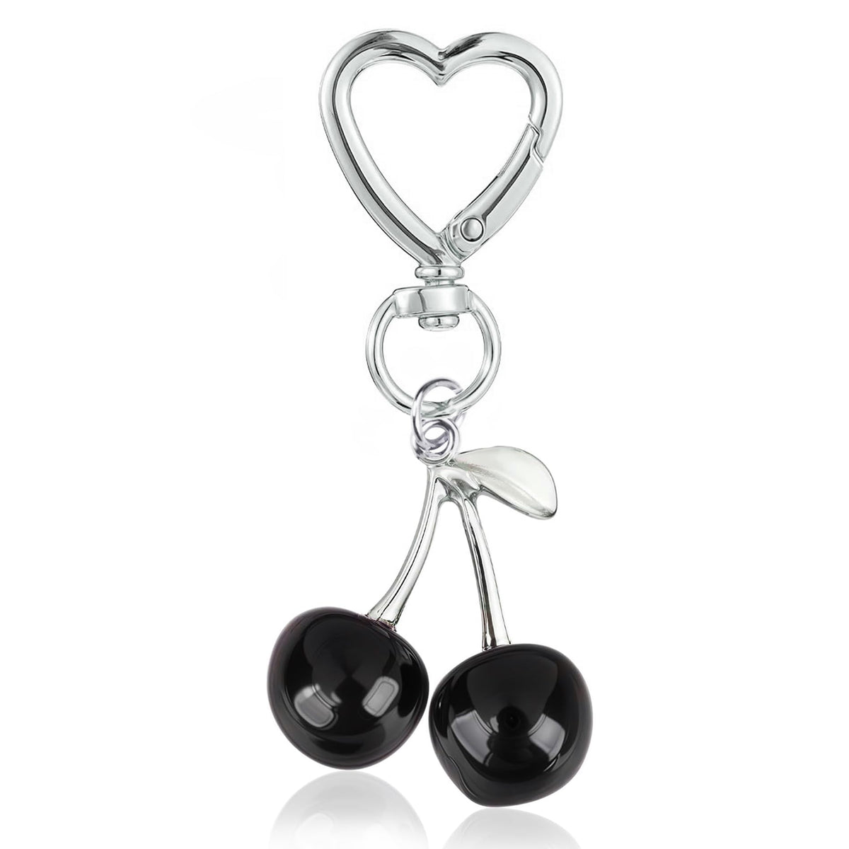 Agromusk Cute Cherry Keychain,Kawaii Cherry Bag Purse Charms,Car Keys Decor