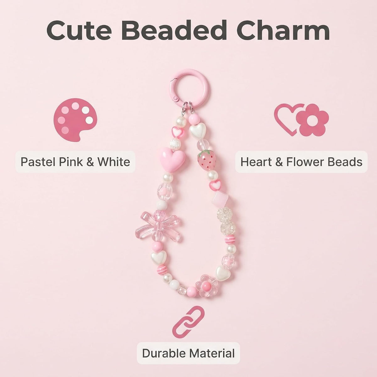 Cheetah Leopard Heart Bowknot Bow Cute Girly Glitter Bling Turtoise Brown Aesthetic Trendy Phone Charms Lanyard