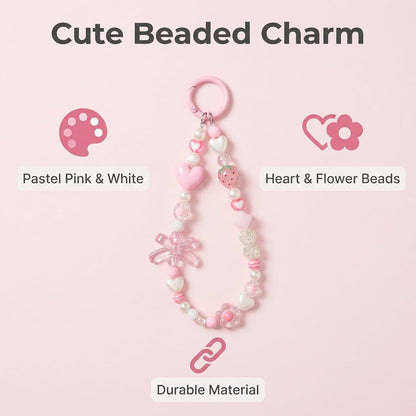 Cheetah Leopard Heart Bowknot Bow Cute Girly Glitter Bling Turtoise Brown Aesthetic Trendy Phone Charms Lanyard