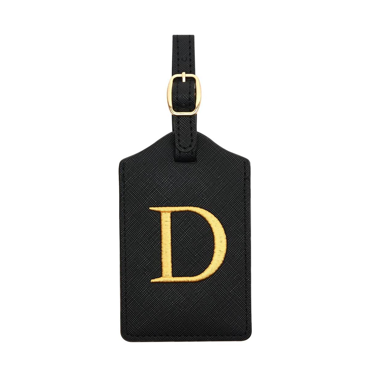 Luggage Tag PU Leather for Suitcase Baggage Handbag Travel Bag Label Suitcase Tag Label Tag w. Name Card & Privacy Cover (S)