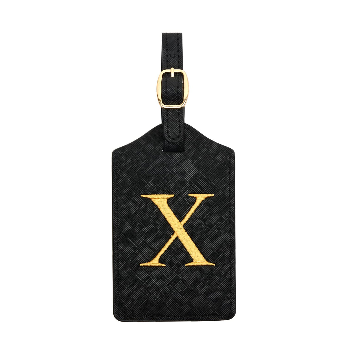 Luggage Tag PU Leather for Suitcase Baggage Handbag Travel Bag Label Suitcase Tag Label Tag w. Name Card & Privacy Cover (S)