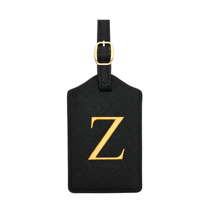 Luggage Tag PU Leather for Suitcase Baggage Handbag Travel Bag Label Suitcase Tag Label Tag w. Name Card & Privacy Cover (S)