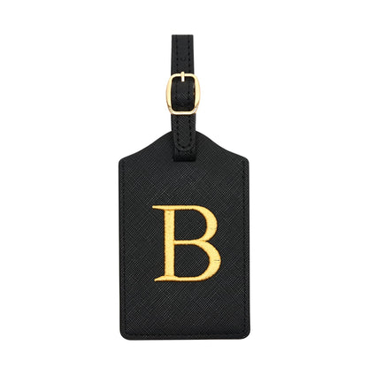 Luggage Tag PU Leather for Suitcase Baggage Handbag Travel Bag Label Suitcase Tag Label Tag w. Name Card & Privacy Cover (S)