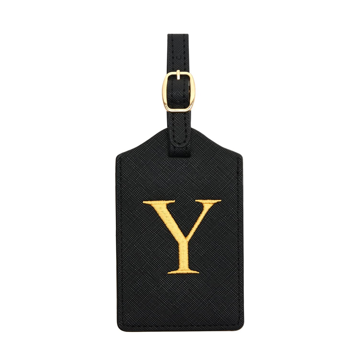 Luggage Tag PU Leather for Suitcase Baggage Handbag Travel Bag Label Suitcase Tag Label Tag w. Name Card & Privacy Cover (S)