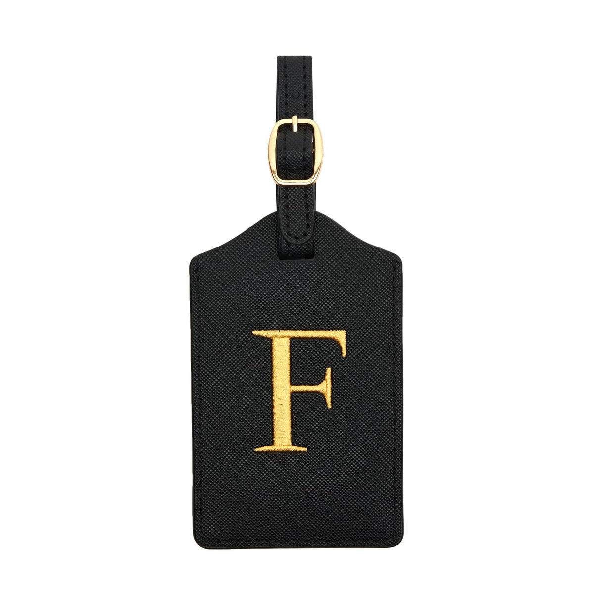 Luggage Tag PU Leather for Suitcase Baggage Handbag Travel Bag Label Suitcase Tag Label Tag w. Name Card & Privacy Cover (S)