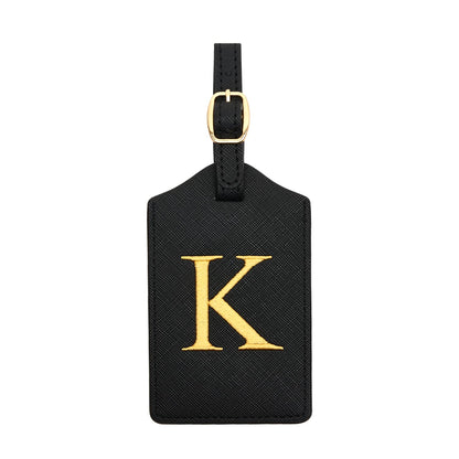 Luggage Tag PU Leather for Suitcase Baggage Handbag Travel Bag Label Suitcase Tag Label Tag w. Name Card & Privacy Cover (S)