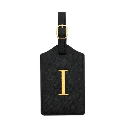 Luggage Tag PU Leather for Suitcase Baggage Handbag Travel Bag Label Suitcase Tag Label Tag w. Name Card & Privacy Cover (S)