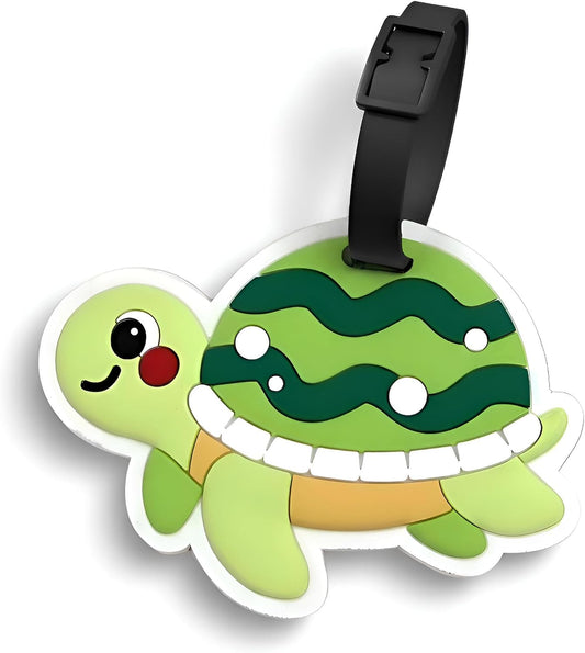 Luggage Tags for Suitcases, Sea Turtle Ocean Silicone Beach Travel ID Tag