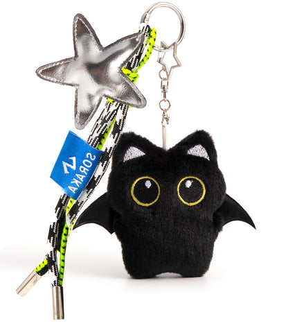 Bag Charm Cute Black Cat Plush Keychain Backpack Purse Key Chain Accessories Gifts for Women