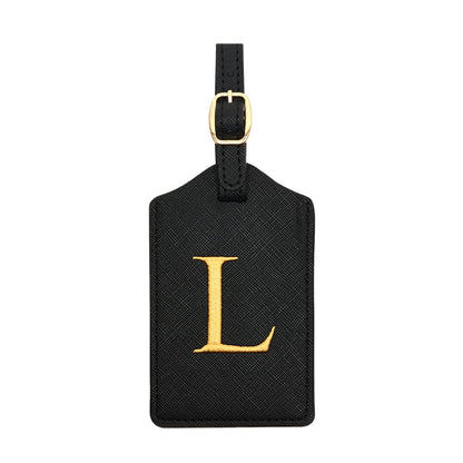Luggage Tag PU Leather for Suitcase Baggage Handbag Travel Bag Label Suitcase Tag Label Tag w. Name Card & Privacy Cover (S)