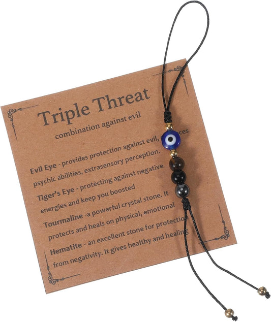 Ymapinc Natural Stone Evil Eye Phone Charm