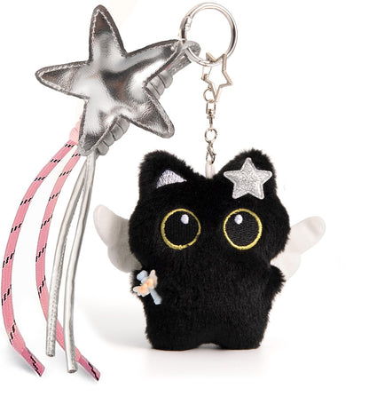 Bag Charm Cute Black Cat Plush Keychain Backpack Purse Key Chain Accessories Gifts for Women
