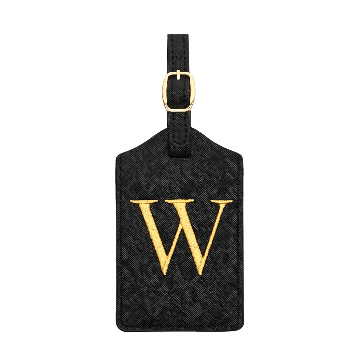 Luggage Tag PU Leather for Suitcase Baggage Handbag Travel Bag Label Suitcase Tag Label Tag w. Name Card & Privacy Cover (S)