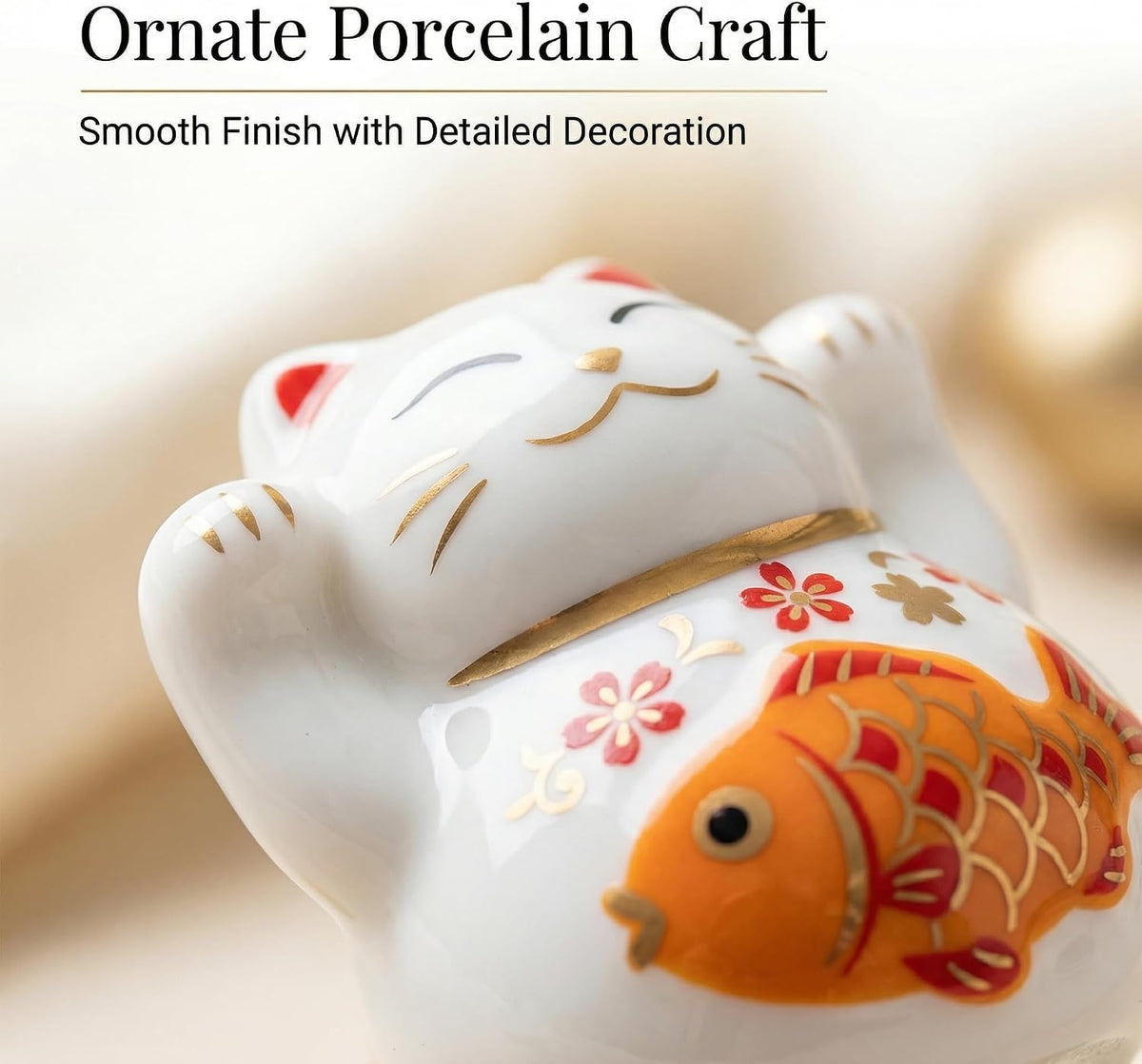 4PCS Lucky Cat Keychain Charm Set Chinese Good Luck Bells Charms Fortune Kitty Phone Keychains Party Favors for Good Health Wealth Feng Shui Decorative Accessories for Luck