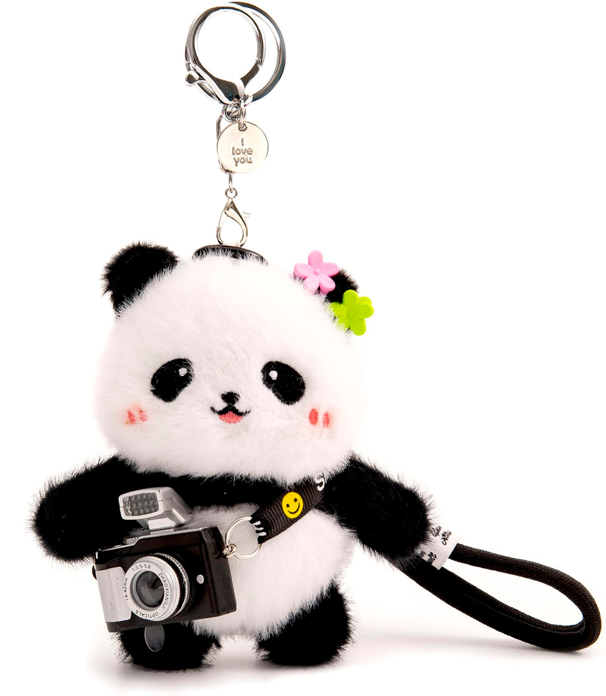 Bag Charm Cute Black Cat Plush Keychain Backpack Purse Key Chain Accessories Gifts for Women