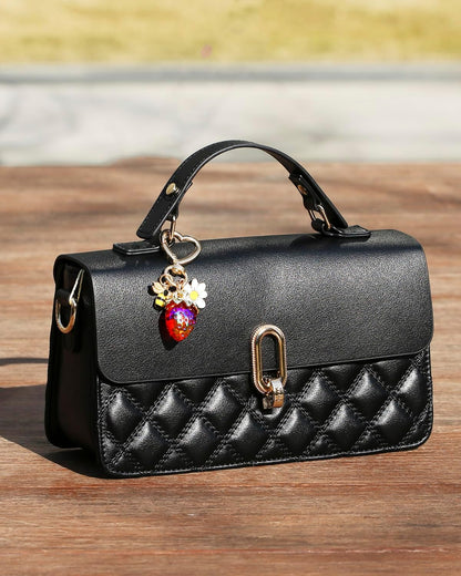 4 PCS Bag Charms for Handbags, Cute Cherry Keychain Purse Accessories