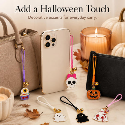 2026 Anime Mobile Phone Charms Halloween Spooky Keychain Lanyard